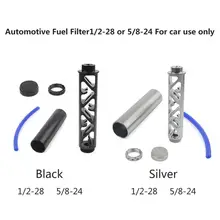 YOMI спиральный 1/2-28 или 5/8-24 одножильный Алюминиевый автомобильный топливный фильтр для NAPA 4003 WIX 24003 OD 1,35" L 6,0" для автомобиля