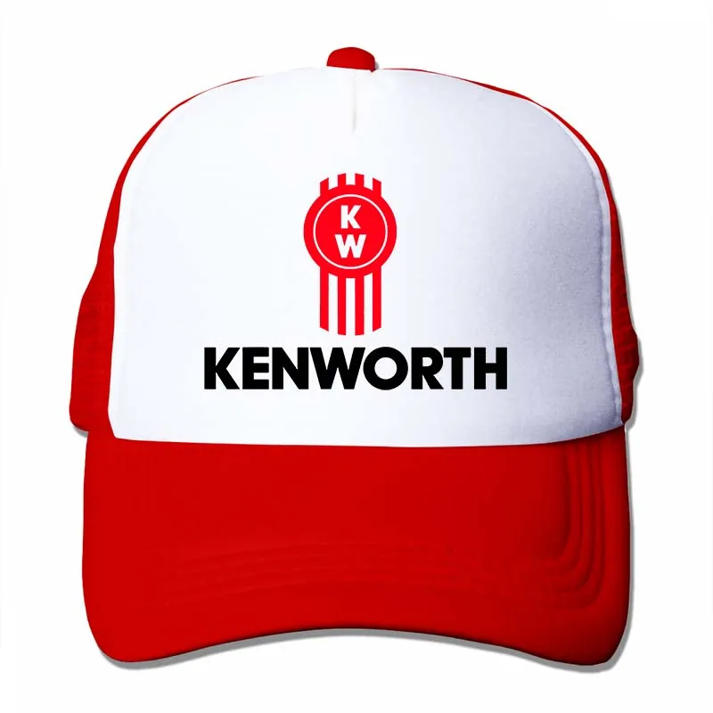 Бейсбольная кепка с логотипом Kenworth для мужчин и женщин, Кепка-Дальнобойщик, модная Регулируемая Кепка - Цвет: 4-Red