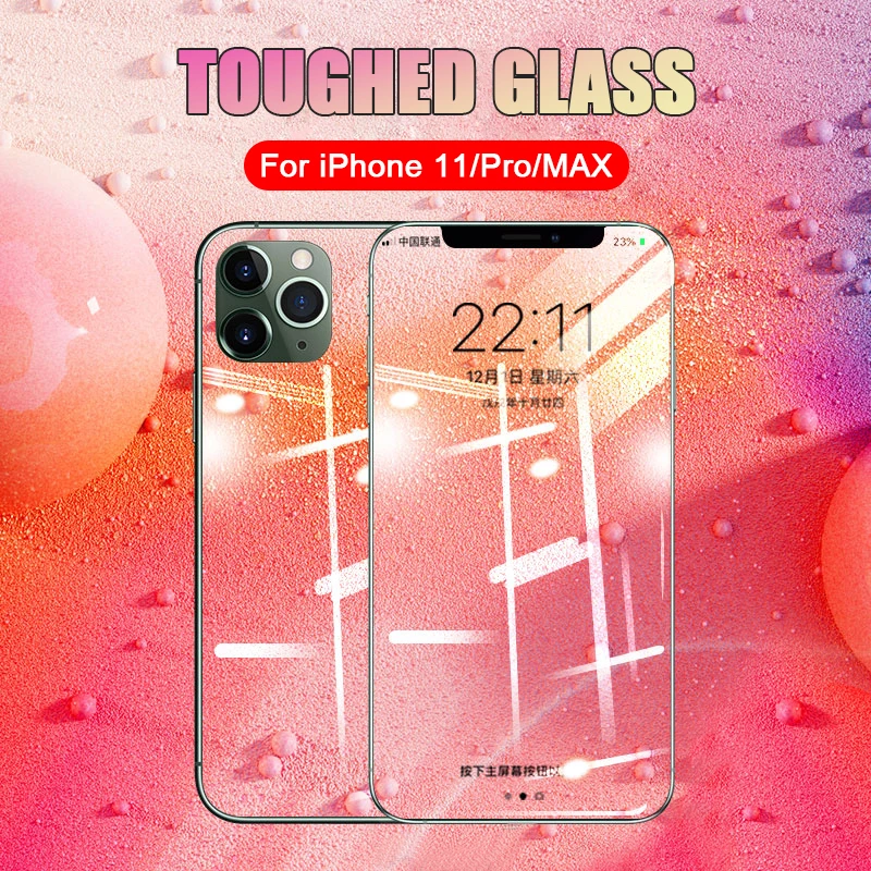 

Toughing Protective Tempered Glass For iPhone 11 Pro MAX Screen Protector Glass For iPhone X XR XS MAX 11 Glass on iPhone 11 Pro