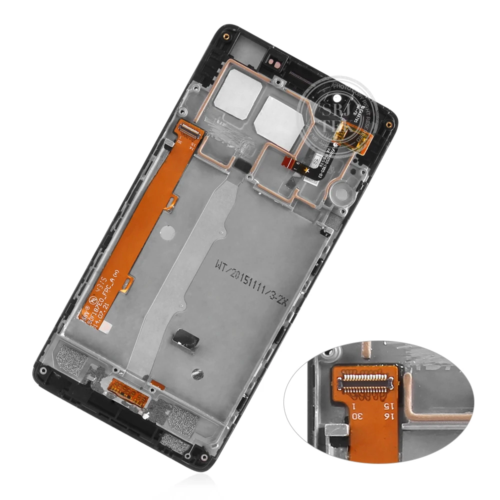 SRJTEK для Lenovo A6010 сенсорный ЖК экран матрица дигитайзер с рамкой стекло|Экраны