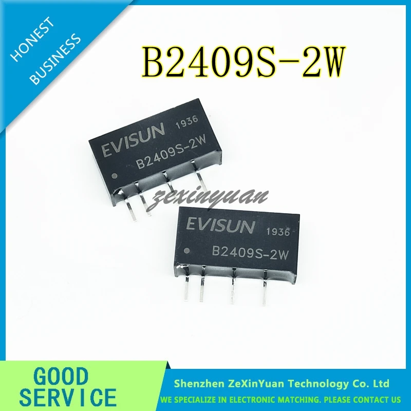 5 шт./лот B2409S-2W мощность модуль DC-DC buck 24 В до 9 В DC