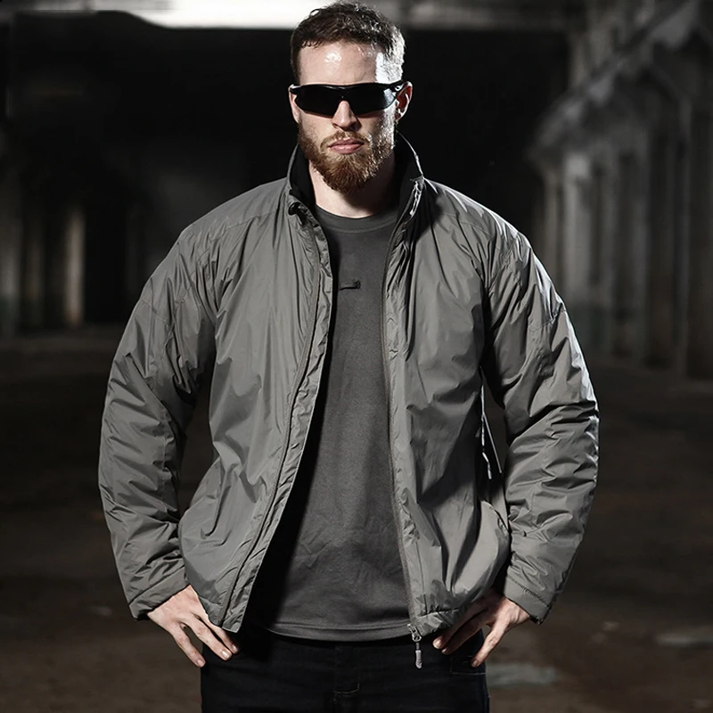 Men's Winter Thick Down Parka Tactical Jacket Male Autumn