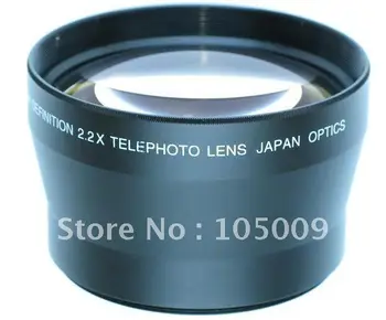 

72mm TELEPHOTO 2.2X LENS FOR SONY HDR-FX1 DSC-H9 DSC-H7