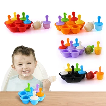 

Reusable Safe Silicone Mini Ice Pops Mold Ice Cream Popsicle Molds DIY Kitchen Tool Food For Kids Fruit Shake Ice Cream Mold
