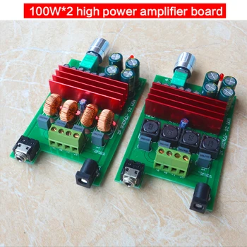 

DC12-25V 100W*2 High Power Amplifier Board DIY TDA3116D2 Digital Power Amplifier Board Dual Core TPA3116 with Heat Sink