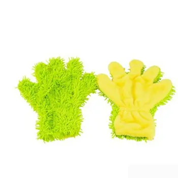 

1PC Microfiber Car Wash Cleaning Car Care Window Wash Gloves Car Design Car Wash Five Finger Dust Removal Gloves
