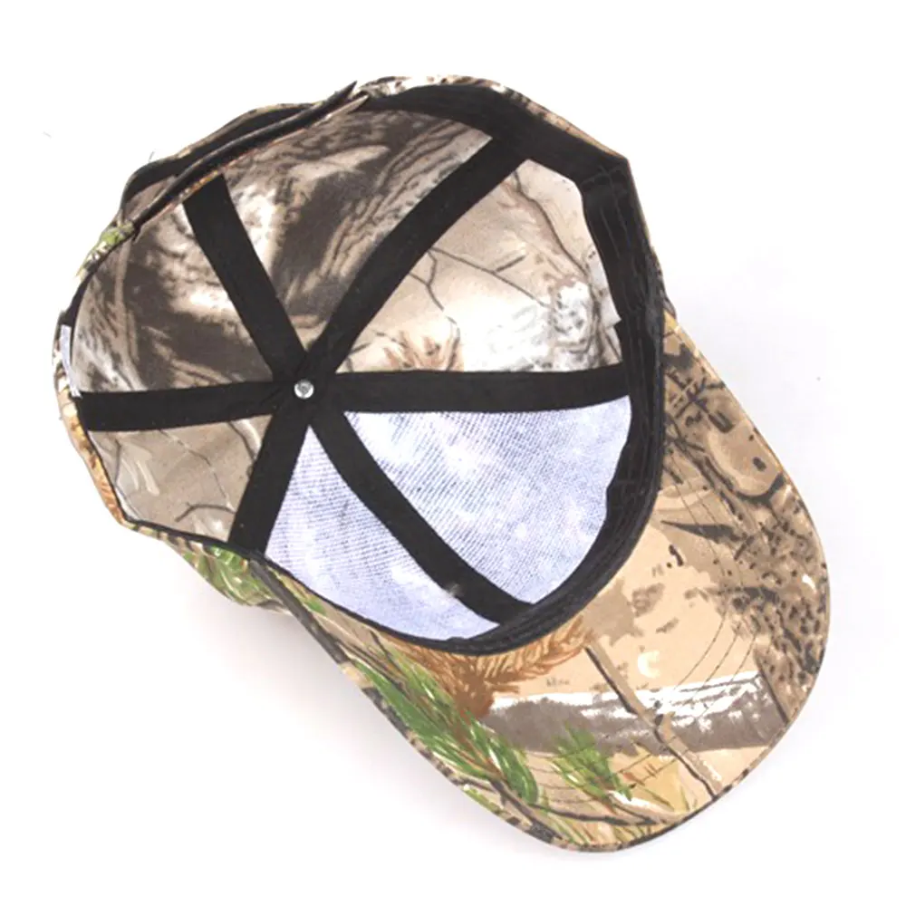 Durable Camouflage Polyester Cotton Apparel Ball Cap Baseball Cap Tennis Cap Sun Visors Hat Practical