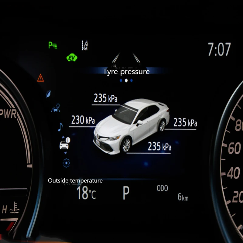 Подходит для Toyota Camry OBD монитор давления в шинах дисплей приемника