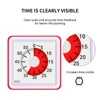 60 Minutes Silent Visual Analog Student Classroom Kitchen Timer Countdown Cooking Management Tools Home Adults Adjustable ► Photo 3/6