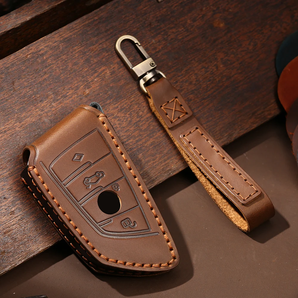 KEYYOU-custodia-portachiavi-in-pelle-per-BMW-4-pulsanti-CAS4-F-3-5-7-serie-E90.jpg Cover chiave telecomando per BMW 4 pulsanti CAS4 F 3 5 7 serie E90 E92 E93 X5 F10 F20 F30 F40 - KEYYOU custodia portachiavi in pelle per BMW 4 pulsanti CAS4 F 3 5 7 serie E90