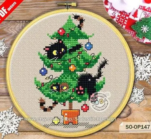 Хлопковая самосочетающаяся вышивка крестиком MM RS из хлопка поставляется без