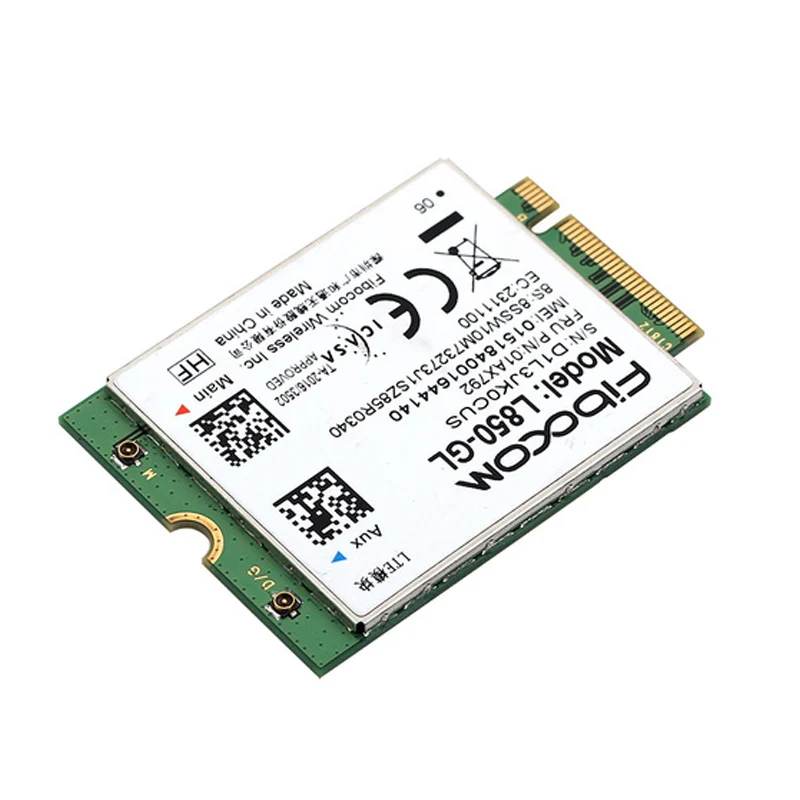 Fibocom L850-GL M.2 karta 01AX792 4G LTE bezdrátový modul lenovo thinkpad X1 uhlík gen6 X280 T580 t480s L480 X1 joga gen 3   L580