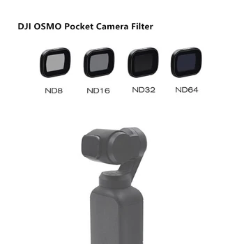 

DJI OSMO Pocket Camera Filter ND8 ND16 ND32 ND64 Neutral Density Filters Set Multi-Layer Coating Optical Glass Lens Accessories