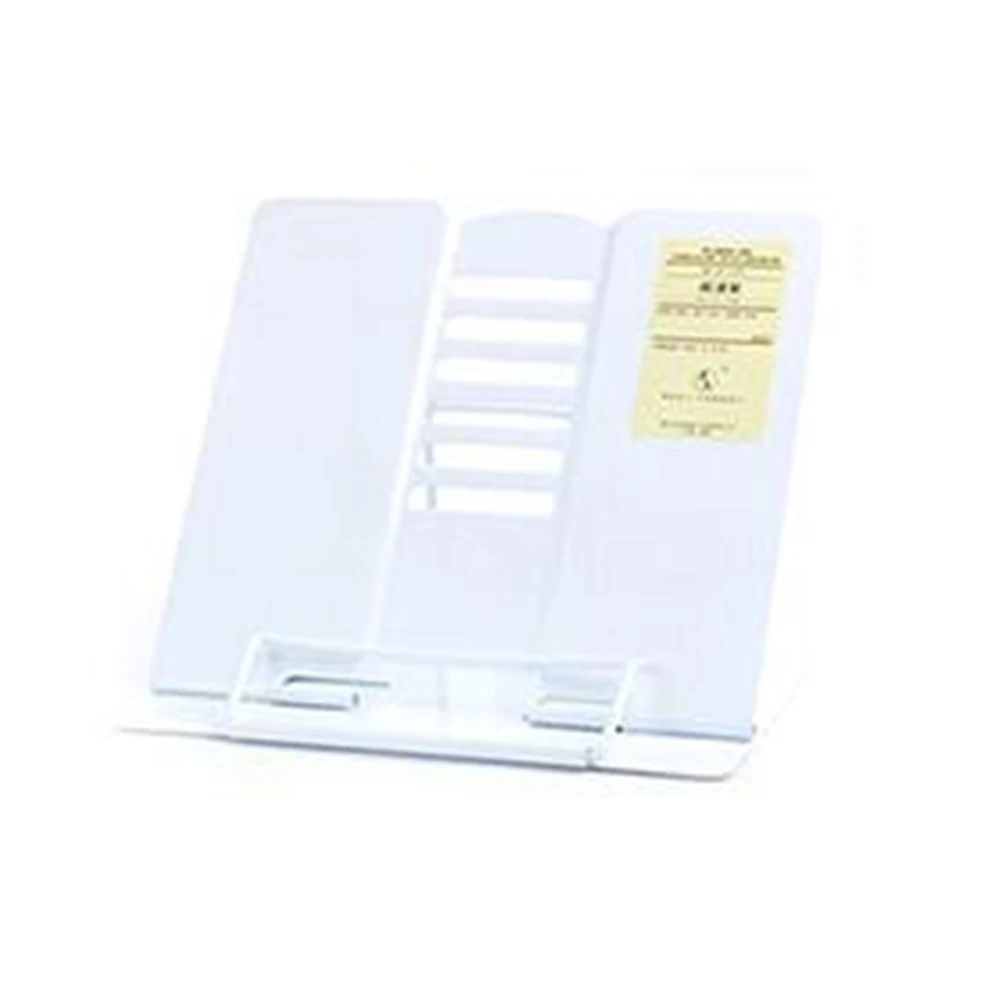 

Adjustable Holder Reading Stand Organizer Home Shelf Office Bookrest Metal Portable Non-Slip Foldable Table Document Non-toxic