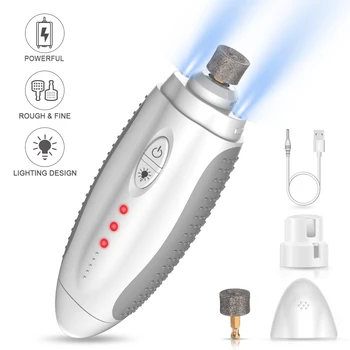 

2020 Electric Pet Nail Grinder Dog Nail Clippers USB Charged Painless polishing Cat Paws Nail Cutter Grooming Trimmer CA