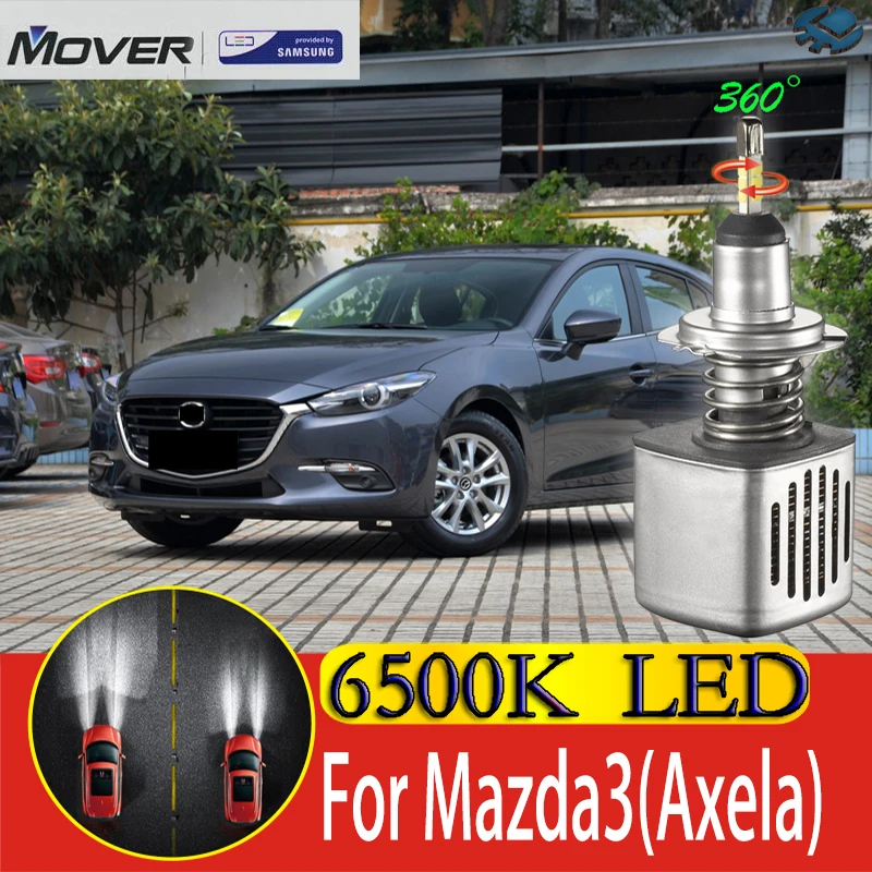 Светодиодные лампы для автомобильных фар SAMSUNG Mazda 3 Axela BM BN 2014 6500 К | Автомобили и
