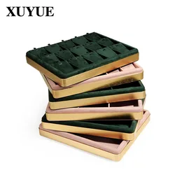 New Jewelry Tray Necklace Pendant Jewelry Display Plate Metal Multi-purpose Prop Placement and Storage See the Pallet
