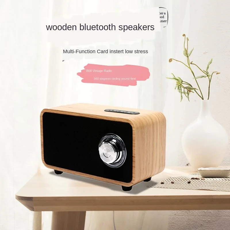 Bluetooth Колонка деревянная портативная с поддержкой Bluetooth|Портативные колонки| |