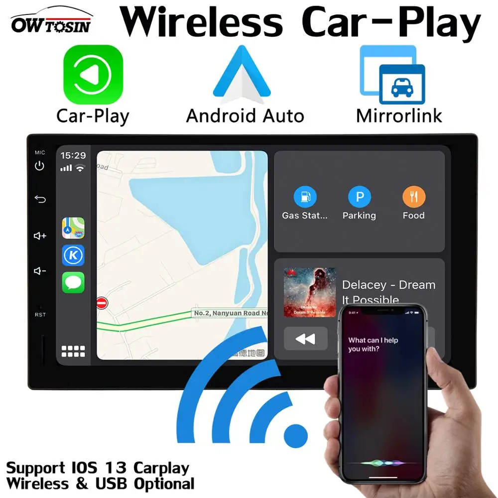 Универсальный мультимедийный проигрыватель 7 &quot2din 2 din PX6 4G 64G Android 9 0 двойной Din