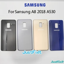 Для SAMSUNG Galaxy A8 A530 A530F SM-A530F SM-A530DS задняя Батарея крышка Дверь задняя Стекло Корпус чехол заменить Батарея крышка