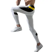 Мужские сексуальные обтягивающие штаны, компрессионные штаны для бега, обтягивающие штаны для фитнеса, фитнеса, занятий спортом