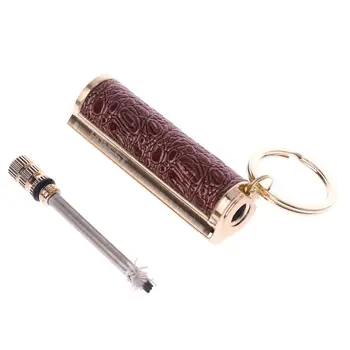 

KeyChain Permanent Match Striker Lighter Keyring Golden D08F