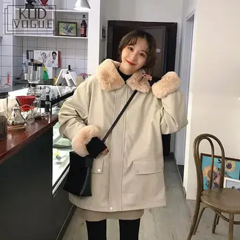 

Winter Autumn Punk Vintage Jacket Leather Women Oversize Biker Moto Faux Pu Jacket Coat Female Black White StreetGothic Outerwer