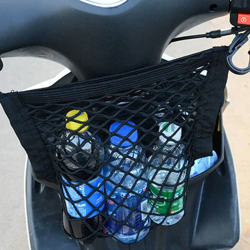 Мотоцикл багажный крючок с сетью Холдинг сумка грузовой велосипед Скутер сетка топливный бак, багажник