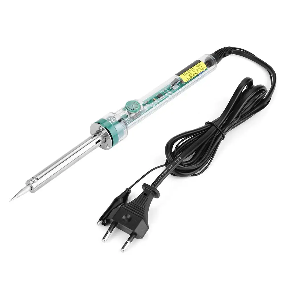 

60W Electric Soldering Iron Adjustable Temperature Welding Iron EU Plug 220V Tool