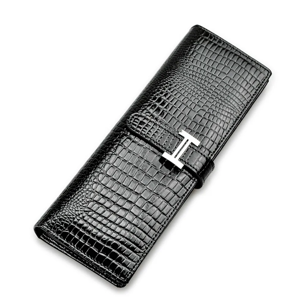 

HH Genuine Leather Cards Holders Women Man Card Holder Business Luxury Alligator Name ID Card Case Fashion Clutch Cards Bags
