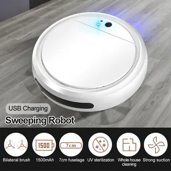 

Multi-functional Smart Sweeping Robot 7-in-1 Portable Auto Vacuum Cleaner Rechargeable Strong Suction Cordless Cleaning Robot