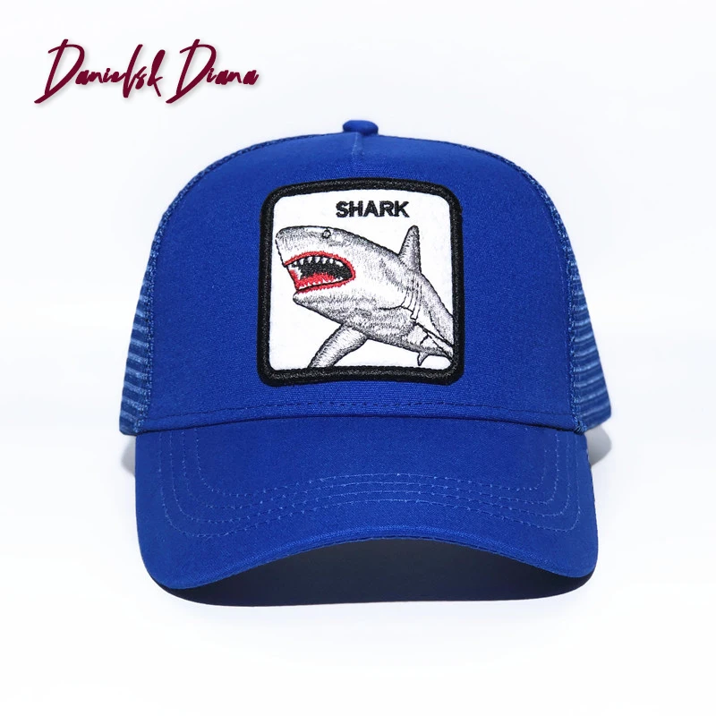 

Shark with Big Mouth 40 Animals Embroidery Baseball Caps Snapback Hip Hop Hat Mesh Brand Hat Streetwear Bone gorras casquette