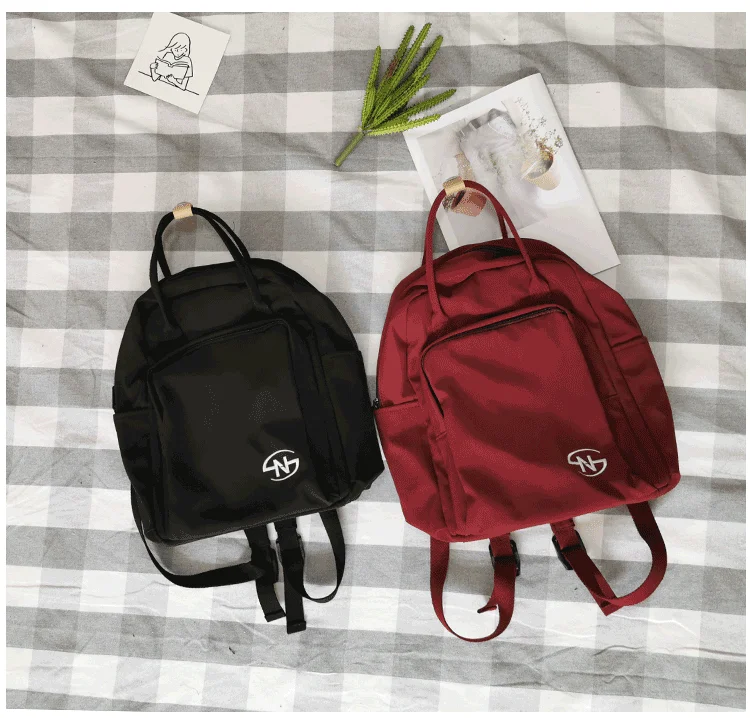 Оксфорд нейлоновый рюкзак женский корейский Харадзюку школьная сумка для студентов Водонепроницаемая нейлоновая сумка для ноутбука