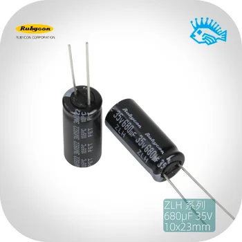 

Free shipping 2 pcs 35V 680uF high frequency low resistance capacitor RUBYCON ZLH series original authentic 10X23