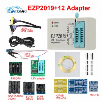 

EZP2019+ High Speed USB SPI Programmer Support 24 25 93 EEPROM Flash Bios Chips can be added by yourself (24 series eeprom, 25 s