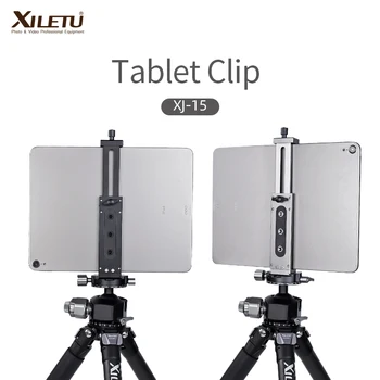 

Universal Aluminum Alloy Tablet Phone Stand Holder Clip Tripod Aluminum Adjustable Bracket For Mobile Phones Ipro Tablets 12.9in