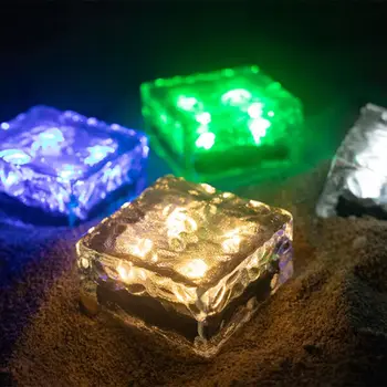 

Garden Light Outdoor LED Solar Powered Lamp Solar Ice Cube Light Outdoor LED Solar Powered Lamp