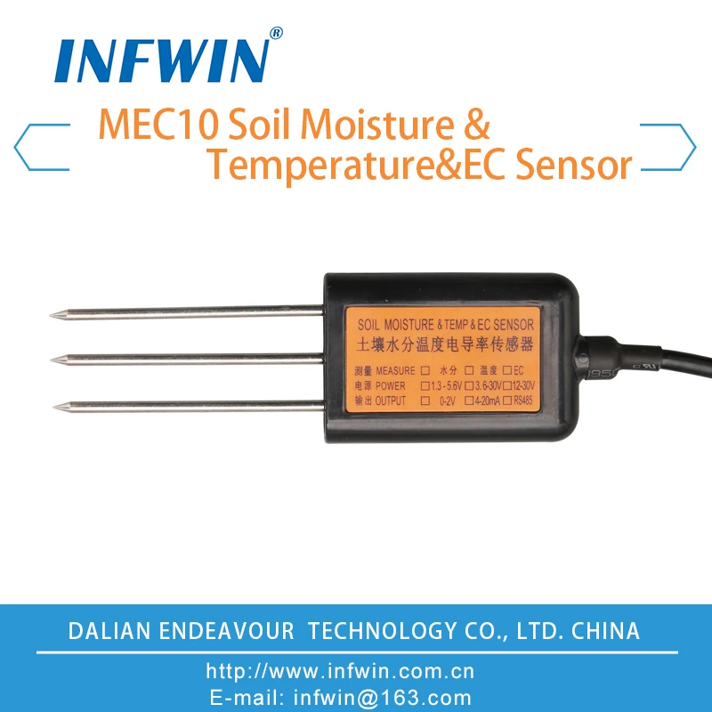 

MEC10 Soil Moisture Temperature EC Sensor