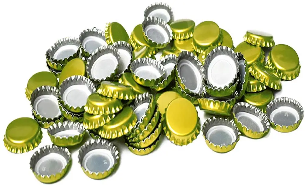 

Beer Bottle Caps, 200 PCS Oxygen Absorbing Seal Crown Caps, Decorative Bottle Caps, for Home Brew or Crafts