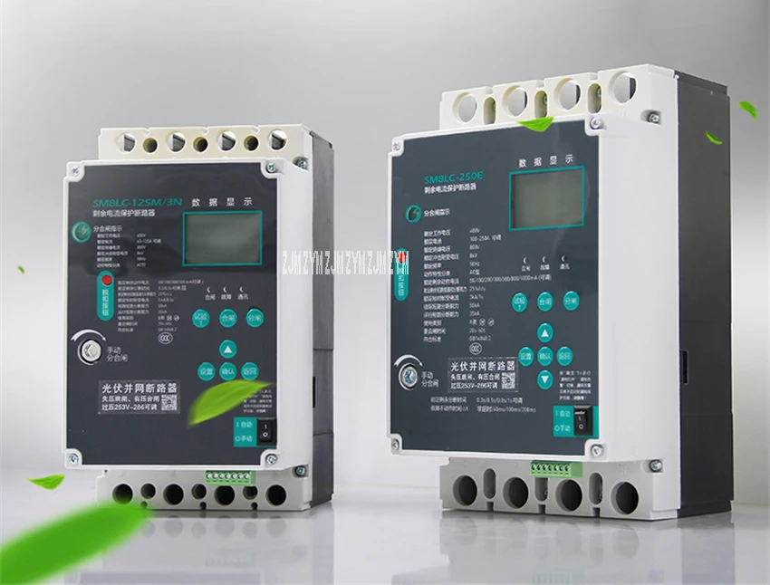 SM8LC-400E SM8LC-630E утечка под предохранитель напряжения защитное устройство трехфазный Интеллектуальный автоматический прерыватель переключатель