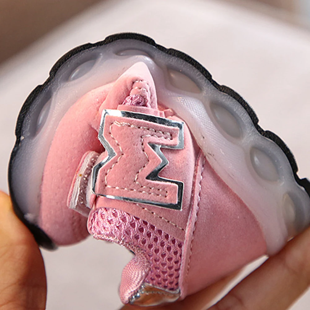 Shiny Baby Children Shoes Kids Led Flash Sneakers Spring Autumn Fashion Sequin Sneakers Toddler Girls Princess Lightning Shoes