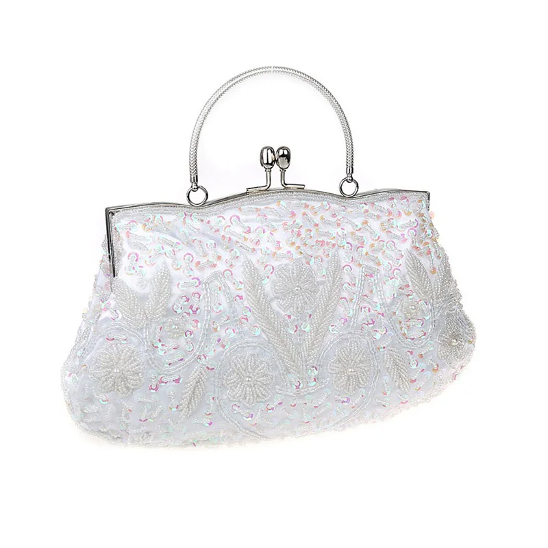 Новинка, винтажные женские вечерние сумки с бисером, свадебные сумочки, клатч, сумочка, вечерняя сумочка, клатчи, сумочки, вечерние сумочки, WY01 - Цвет: as picture