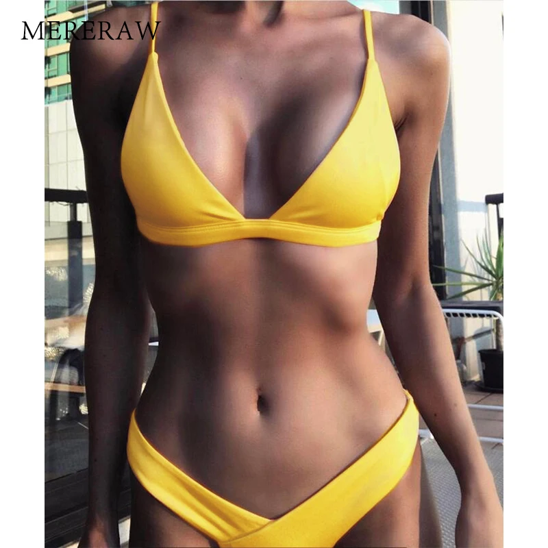 

Explosive bikini ladies split European and American sexy double-sided nylon gather multicolor bikinii swimming suit for women