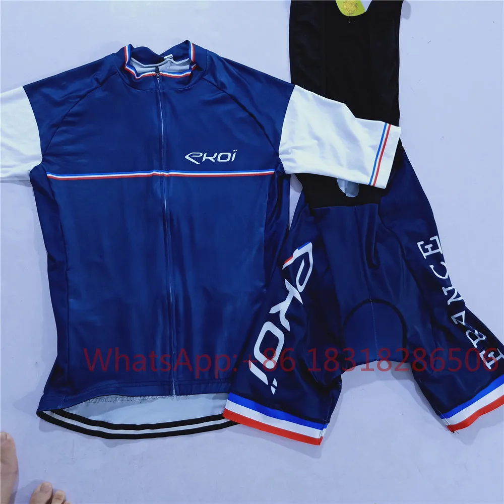 EKOI cycling set men bike jersey bib shorts 2019 pro team summer suit triathlon UCI equipment custom uniforme ciclismo hombre