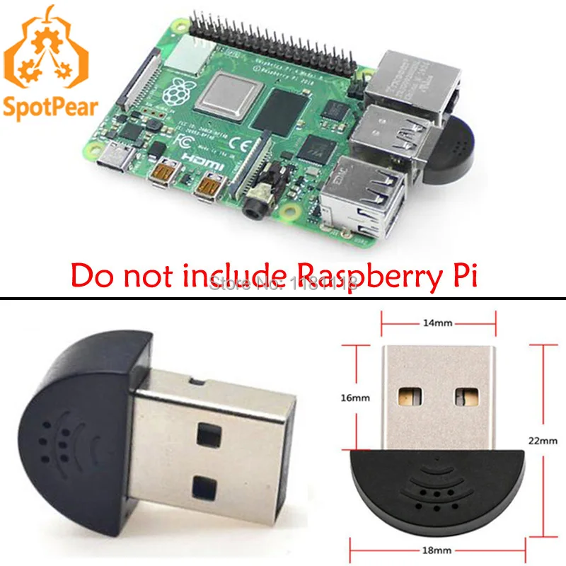 Raspberri pi Mini Usb Driver Livre de Microfone