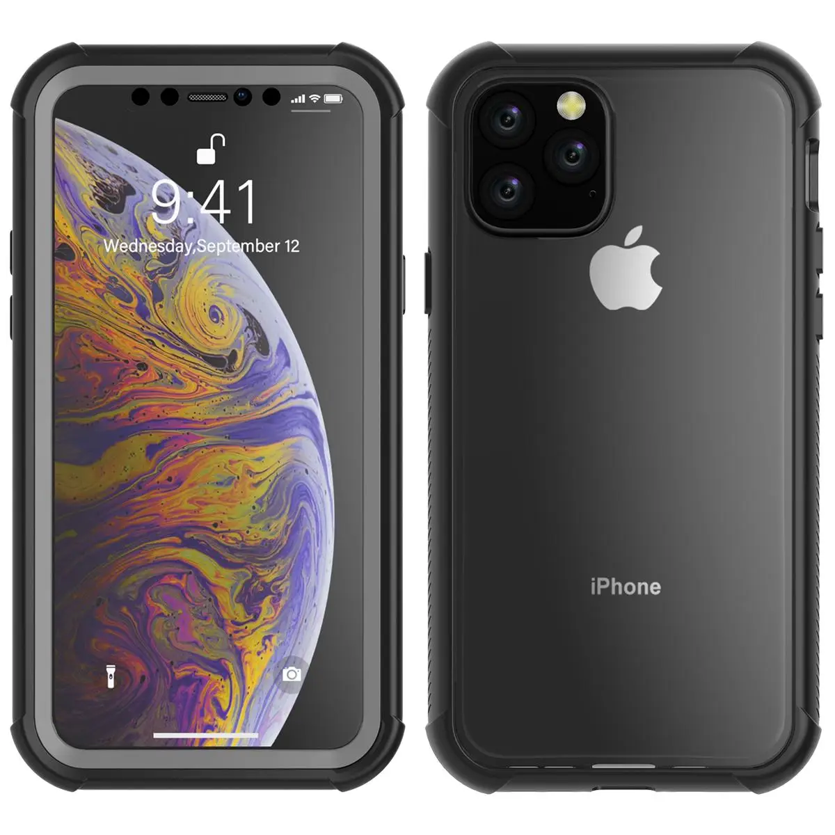 Противоударный чехол для iPhone 11/11 Pro/11 Pro максимальный чехол Защита на 360 градусов пылезащитный чехол для телефона с защитой от царапин для iPhone 11