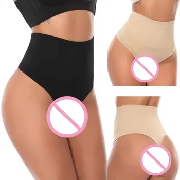 

Daily Panties Tummy Control Women Underwear Body Shaper Breathable Slimming Soft Elastic Seamless Butt Lifter Thongs #734