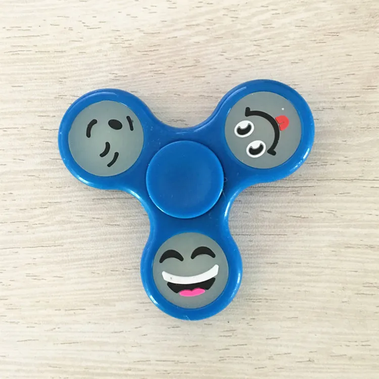 Ручной Спиннер ночной Светильник Smiley Spinner Fingertip Peg-top игрушка декомпрессия обучающая игрушка ручной Спиннер