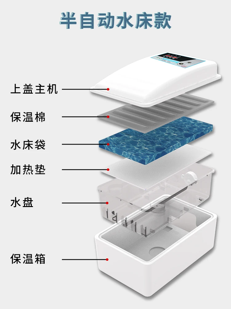 Инкубатор автоматический инкубатор для рассады курицы и утки гуся кровать для воды постоянная температура изоляции инкубатор маленький