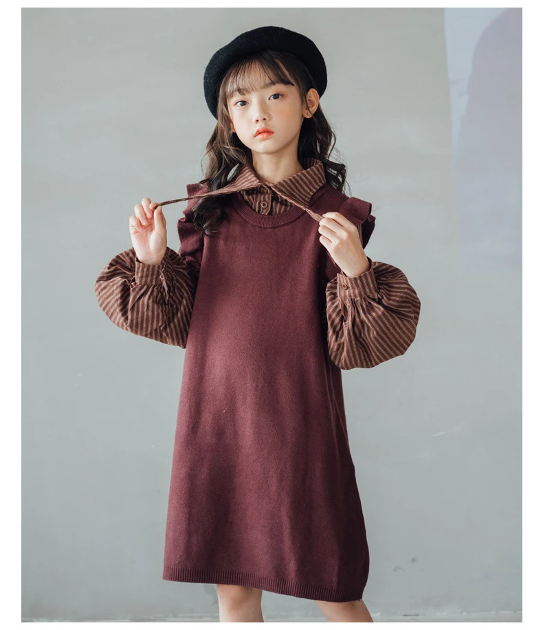 Herfst Winter Jurk Voor Meisje Kinderkleding Harajuku Meisjes Kleding 14/16 Jurken|Jurken| - AliExpress